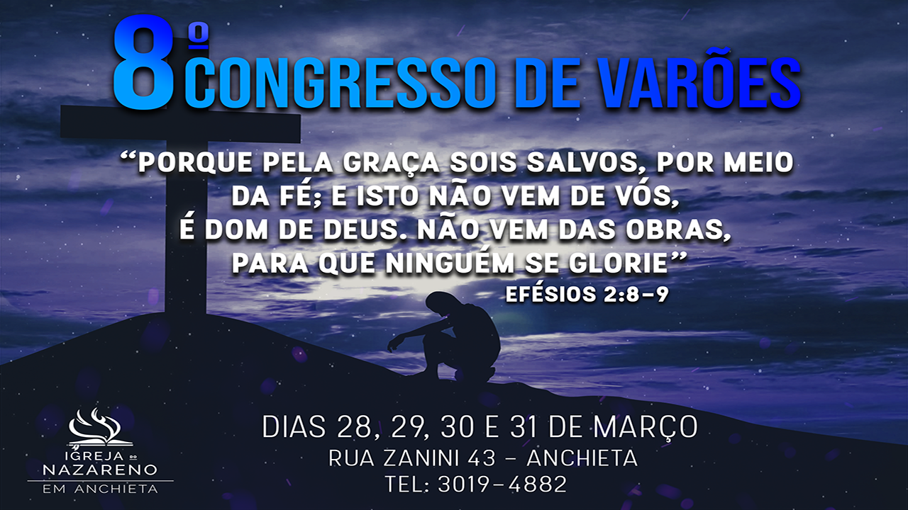 8º CONGRESSO DE VARÕES